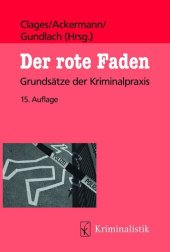 book Clages, Ackermann, Der rote Faden, 15. Auflage, 2022