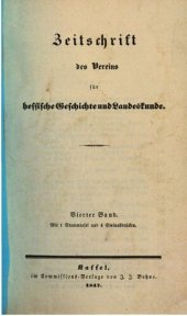 book Zeitschrift des Vereins für Hessische Geschichte und Landeskunde