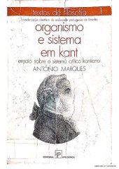 book Organismo e sistema em Kant - Ensaio sobre o sistema crítico kantiano