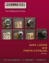 book Lockmasters 2010 Safe Locks Parts Catalog