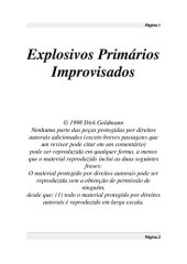 book Explosivos primários improvisados