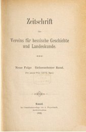 book Zeitschrift des Vereins für hessische Geschichte und Landeskunde