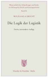 book Die Logik der Logistik