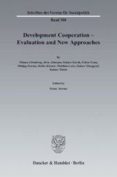 book Development Cooperation - Evaluation and New Approaches