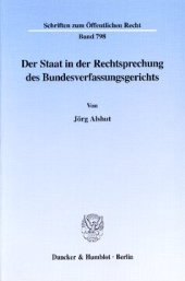 book Der Staat in der Rechtsprechung des Bundesverfassungsgerichts