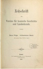 book Zeitschrift des Vereins für hessische Geschichte und Landeskunde