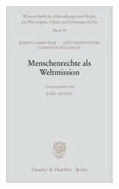 book Menschenrechte als Weltmission.: Herausgegeben:Isensee, Josef