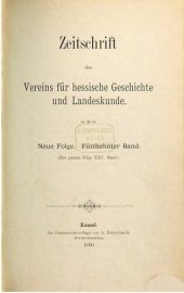 book Zeitschrift des Vereins für hessische Geschichte und Landeskunde