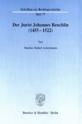 book Der Jurist Johannes Reuchlin (1455–1522)