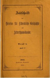 book Zeitschrift des Vereins für lübeckische Geschichte und Altertumskunde