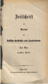 book Zeitschrift des Vereins für hessische Geschichte und Landeskunde