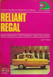 book Haynes Reliant Regal Owners Handbook