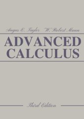 book Advanced Calculus