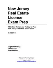 book New Jersey Real Estate License Exam Prep