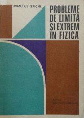 book Probleme de limita şi extrem în fizică