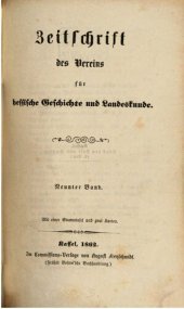 book Zeitschrift des Vereins für hessische Geschichte und Landeskunde