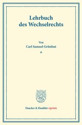 book Lehrbuch des Wechselrechts