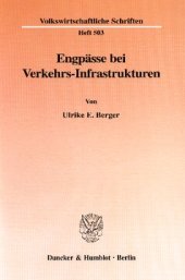 book Engpässe bei Verkehrs-Infrastrukturen