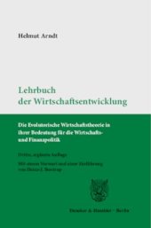 book Lehrbuch der Wirtschaftsentwicklung: Die Evolutorische Wirtschaftstheorie in ihrer Bedeutung für die Wirtschafts- und Finanzpolitik. Mit einem Vorwort und einer Einführung von Heinz-J. Bontrup