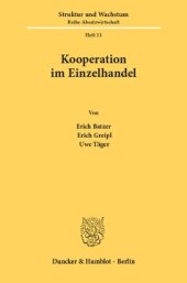 book Kooperation im Einzelhandel