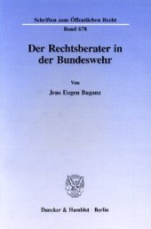 book Der Rechtsberater in der Bundeswehr