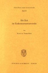 book Die Zeit im Einkommensteuerrecht