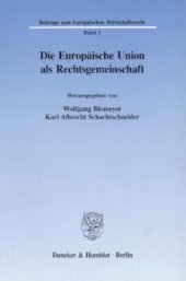 book Die Europäische Union als Rechtsgemeinschaft