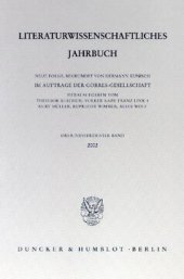 book Literaturwissenschaftliches Jahrbuch: 43. Band (2002)