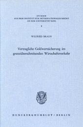 book Vertragliche Geldwertsicherung im grenzüberschreitenden Wirtschaftsverkehr