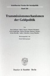 book Transmissionsmechanismen der Geldpolitik