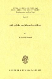 book Akkreditiv und Grundverhältnis