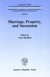 book Marriage, Property and Succession