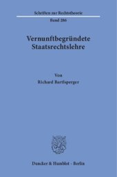 book Vernunftbegründete Staatsrechtslehre