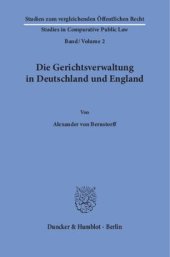 book Die Gerichtsverwaltung in Deutschland und England