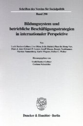 book Bildungssystem und betriebliche Beschäftigungsstrategien in internationaler Perspektive