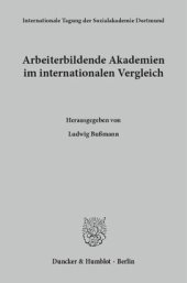 book Arbeiterbildende Akademien im internationalen Vergleich