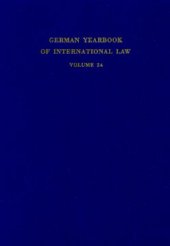 book German Yearbook of International Law / Jahrbuch für Internationales Recht: Vol. 24 (1981)