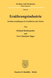 book Ernährungsindustrie: Strukturwandlungen in Produktion und Absatz