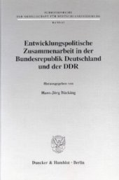 book Entwicklungspolitische Zusammenarbeit in der Bundesrepublik Deutschland und der DDR