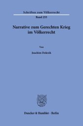 book Narrative zum Gerechten Krieg im Völkerrecht