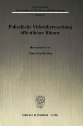 book Polizeiliche Videoüberwachung öffentlicher Räume