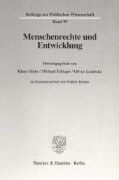 book Menschenrechte und Entwicklung