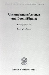 book Unternehmensfusionen und Beschäftigung