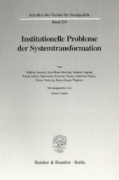 book Institutionelle Probleme der Systemtransformation