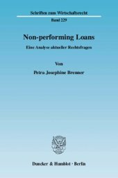 book Non-performing Loans: Eine Analyse aktueller Rechtsfragen