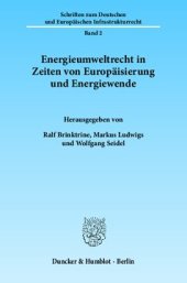 book Energieumweltrecht in Zeiten von Europäisierung und Energiewende