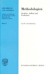 book Methodologien: Struktur, Aufbau und Evaluation