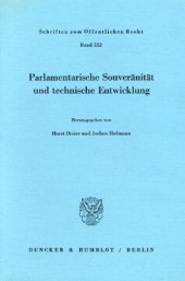 book Parlamentarische Souveränität und technische Entwicklung