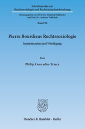 book Pierre Bourdieus Rechtssoziologie: Interpretation und Würdigung