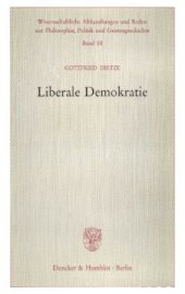 book Liberale Demokratie